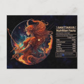 Boogschutter Zodiac Birthday Briefkaart (Voorkant)