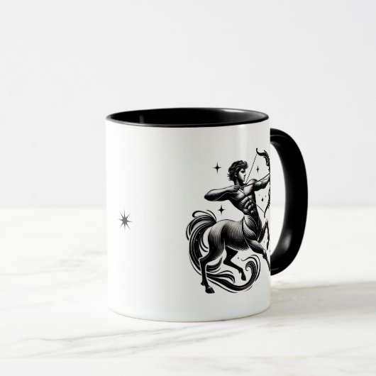 Boogschutter Zodiac Boogschutter Astrologie Cadeau Mok (Voorkant rechts)
