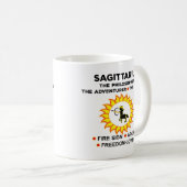 Boogschutter Zodiac Boogschutter Astrologisch Koffiemok (Voorkant rechts)