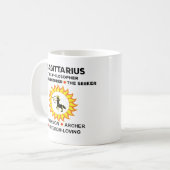 Boogschutter Zodiac Boogschutter Astrologisch Koffiemok (Voorkant links)