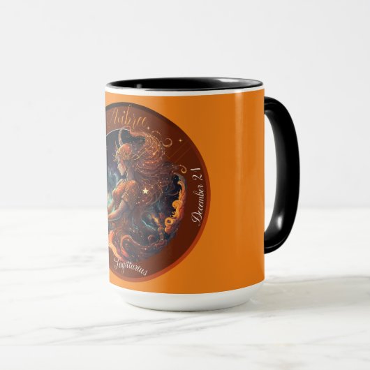 Boogschutter Zodiac  Dated Coffee Mok (Voorkant rechts)