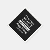 Boogschutter Zodiac Fun Kenmerken Verjaardag Servet (Hoek)