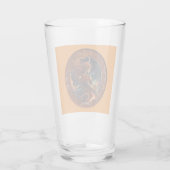 Boogschutter Zodiac Gedateerd Bier Glas (Achterkant)