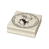 Boogschutter Zodiac Handgetekend | Retouradres Rubberstempel (Stempel)