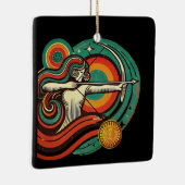 Boogschutter Zodiac Holiday Ornament gepersonalise (Rechts)