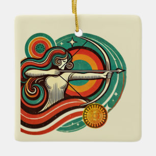 Boogschutter Zodiac Holiday Ornament gepersonalise
