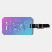 Boogschutter Zodiac Horoscoop Sterrenbeeld Bagagelabel (Voorkant horizontaal)