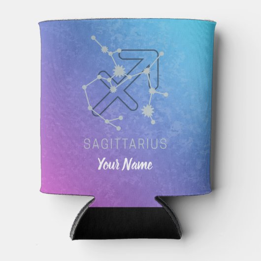 Boogschutter Zodiac Horoscoop Sterrenbeeld Blikjeskoeler (Voorkant)