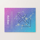 Boogschutter Zodiac Horoscoop Sterrenbeeld Legpuzzel (Horizontaal)