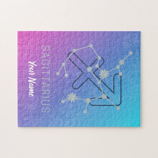 Boogschutter Zodiac Horoscoop Sterrenbeeld Legpuzzel (Horizontaal)