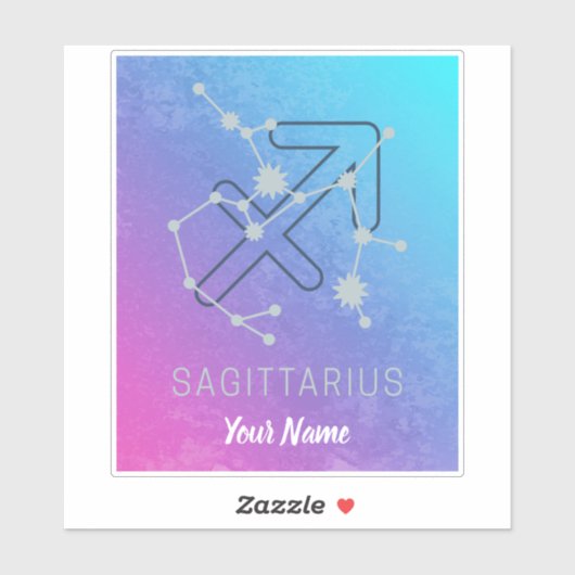 Boogschutter Zodiac Horoscoop Sterrenbeeld Sticker (Vel)