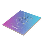 Boogschutter Zodiac Horoscoop Sterrenbeeld Tegeltje (Zijkant)