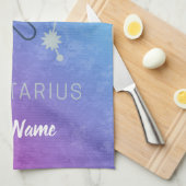 Boogschutter Zodiac Horoscoop Sterrenbeeld Theedoek (Quarter Fold)