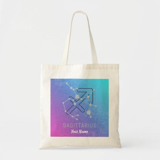 Boogschutter Zodiac Horoscoop Sterrenbeeld Tote Bag (Voorkant)