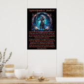 Boogschutter Zodiac Kunst Poster (Keuken)