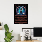 Boogschutter Zodiac Kunst Poster (Thuiskantoor)