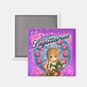 Boogschutter Zodiac Magnet Leuk Vrouw Centaur (Voorkant / Achterkant)