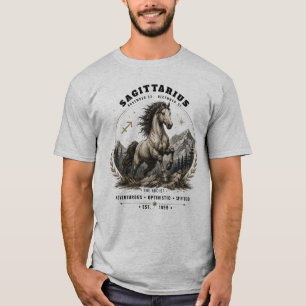 Boogschutter Zodiac Paard Heren T-Shirt