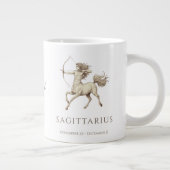 Boogschutter Zodiac Persoonlijke Naam & Geboorteda Grote Koffiekop (Rechts)