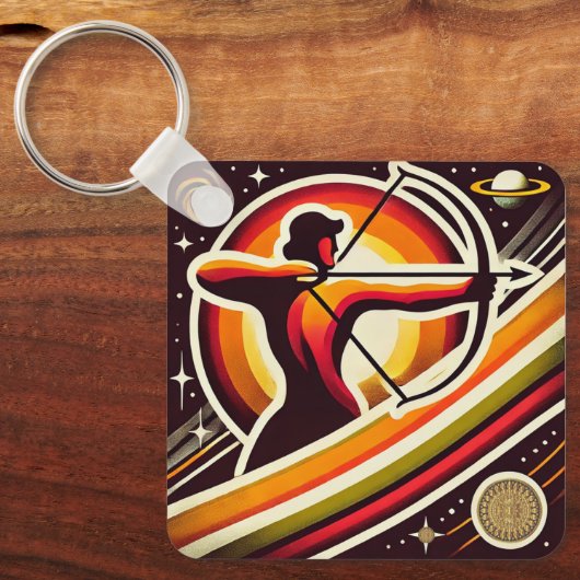 Boogschutter Zodiac Sleutelhanger  ontwerp (Voorkant)