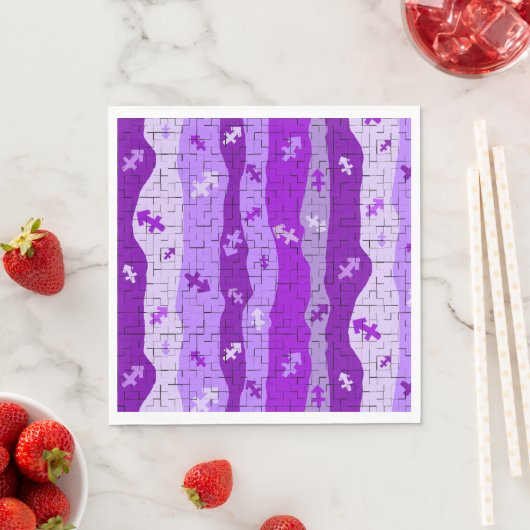 Boogschutter Zodiac Stripes Servet (Insitu)