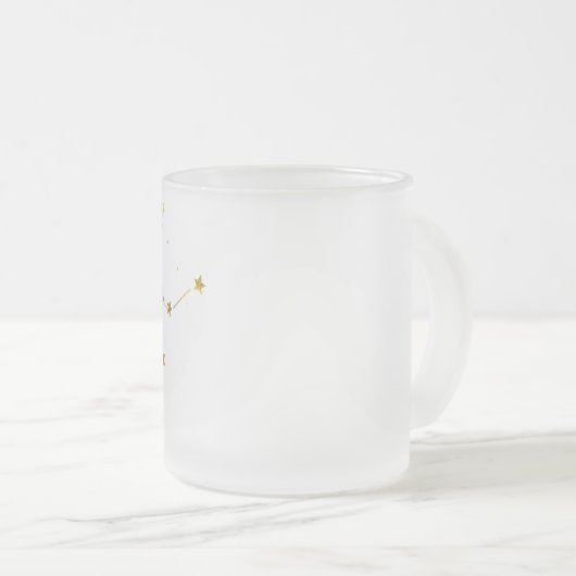 Boogschutter Zodiac Vorstige Biermok Matglas Koffiemok (Voorkant rechts)