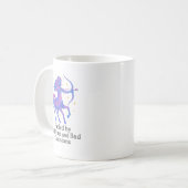 Boogschutter Zodiacemok – Aangedreven door Caffeïn Koffiemok (Voorkant links)