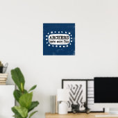 Boogschutters hebben meer plezier Poster muurkunst (Thuiskantoor)