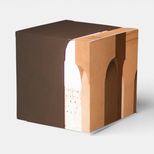 Boogschutters in Marokko Bedankdoosjes (Achterkant)