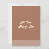 Boogstijl bruiloft plat dank u kaart (Achterkant)