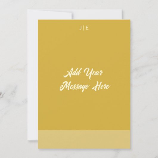 Boogstijl bruiloft plat dank u kaart (Achterkant)