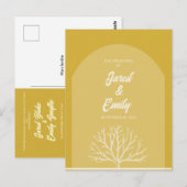 Boogstijl Natuur bruiloft uitnodiging (Voorkant / Achterkant)