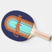  boogstijlen Stripes met naam Tafeltennisbatje (Zijkant)