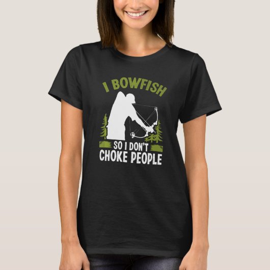 Boogvissen Luchtboot Boogschutter Boogjager Visser T-shirt (Voorkant)