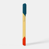 Boogvormen in heldere kleuren iPhone 15 case (Rechterkant)