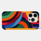 Boogvormen in levendige kleuren Case-Mate iPhone case (Achterkant (horizontaal))