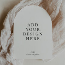 Boogvormig 5x7" Uitnodigingsdrukwerk