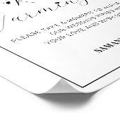 Boogvormige Ringverwarmingsbord voor de Trouwcerem Poster (Hoek)