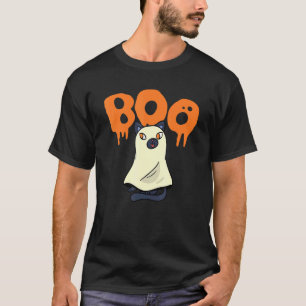 Booh Enge Graphic Ghost Halloween Trick or treat T-shirt