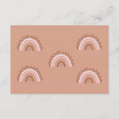 Booh Rainbow Books voor Baby Kaart (Achterkant)