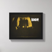 Booh Vampier Horror Nosferatu Geel Canvas Afdruk (Voorkant)