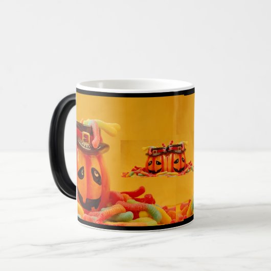 BOOH! ZAZZLE Hot en Cold Mok (Voorkant links)