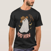 Boohaw Ghost Halloween Cowboy Cowgirl Costume Retr T-shirt (Voorkant)