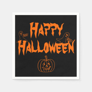 Booing Happy Halloween Servetten