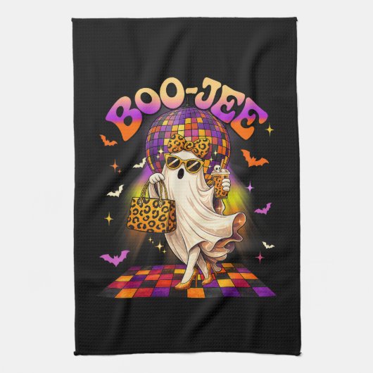 Boojee Geest Halloween Boo JEE Disco Theedoek (Verticaal)