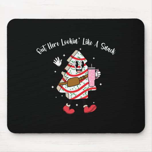 Boojee hier ziet eruit als een snack leuke kerst muismat (Voorkant)