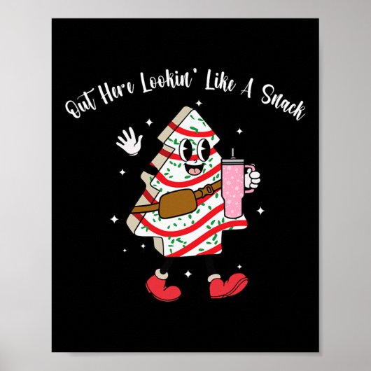 Boojee hier ziet eruit als een snack leuke kerst poster (Voorkant)