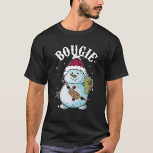 Boojee Snowman Bougie Snowman Riem Bag Boojee Xmas T-shirt