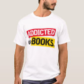 Book Addicate Funny Reading Gift T-shirt (Voorkant)