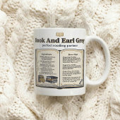 Book and Earl Grey Tea Recipe Koffiemok